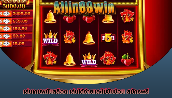 เล่นเกมพนันสล็อต เล่นได้ง่ายและไม่ซับซ้อน สมัครฟรี