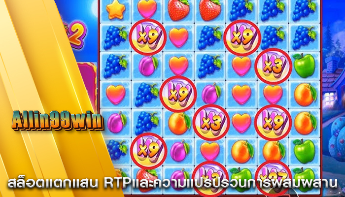 สล็อตแตกแสน RTPและความแปรปรวนการผสมผสาน