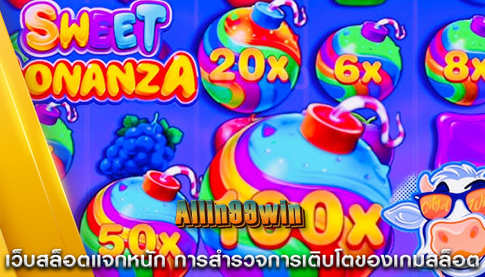 เว็บสล็อตแจกหนัก การสำรวจการเติบโตของเกมสล็อต