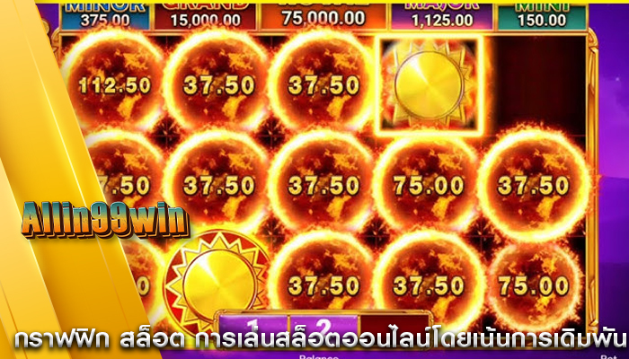 กราฟฟิก สล็อต การเล่นสล็อตออนไลน์โดยเน้นการเดิมพัน
