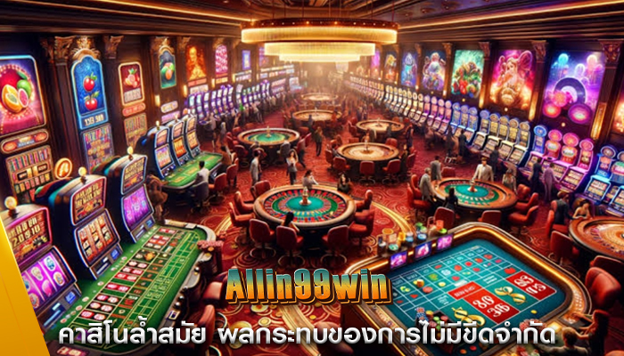 คาสิโนล้ำสมัย ผลกระทบของการไม่มีขีดจำกัด