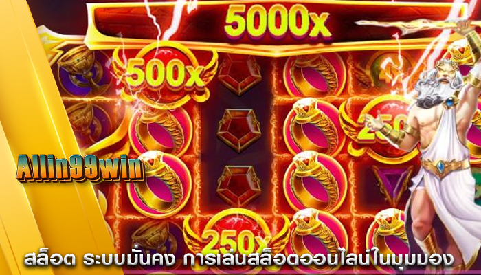 สล็อต ระบบมั่นคง การเล่นสล็อตออนไลน์ในมุมมอง